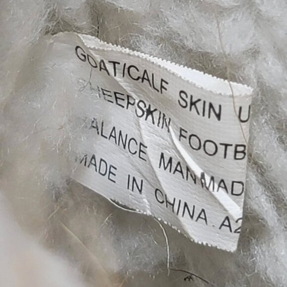 BearPaw KOLA Apres Ski Boots Sz 7 Real Fur Sheepskin Calf Goat Skin Wool Tan - Picture 15 of 16